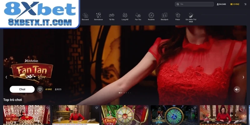 Khám phá sảnh EVO 8xbet